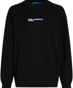 Karl Lagerfeld Jeans Damen Relaxed Logo Sweater