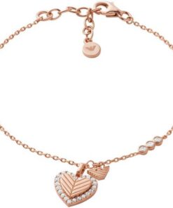 Emporio Armani Damenarmband aus Sterlingsilber mit Karabiner- oder Schieberverschluss