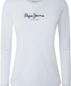Pepe Jeans Damen New Virginia Ls N T-Shirt (Packung 1)