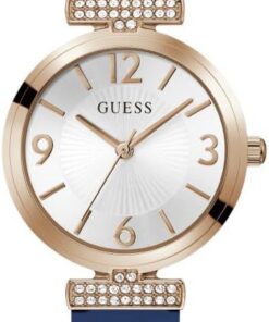 GUESS Damen-Armbanduhr, analog, weißes Zifferblatt, GW0912L3