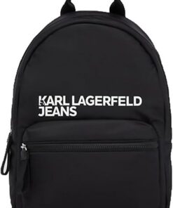 Karl Lagerfeld Jeans Damen Essential Nylon Back Pack Black One size