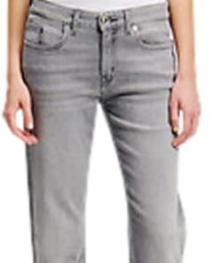 Karl Lagerfeld Jeans Damen Mid Rise Slim W/Slit Denim
