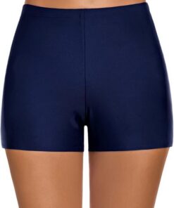 Damen Badeshorts Badehose - Bauchweg Badeshorts Sommer Badehose Charming High Waist UV Schutz Schwimmhose Kurze Bikini Shorts Schwimmhose Sport Gym High Waisted Shorts