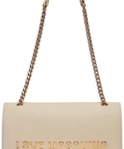 Moschino Borsa Donna Love a Spalla in Ecopelle Avorio B25MO08 JC4192PP1LKD0110