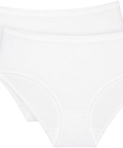 Triumph Damen Sense of Cotton Midi 2p Briefs (2er Pack)