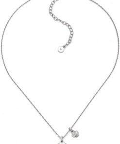 Emporio Armani Damen Silber-Ton Edelstahl Halskette, EGS3275040