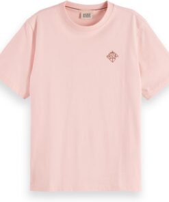 Scotch & Soda Damen Left Chest Artwork T-Shirt T-Shirt (1er Pack)