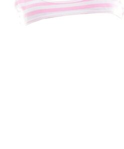 SINMIUANIME Frauen Japanischer Stil Anime Dessous Sexy Blau/Rosa gestreifte Micro Bikini Cosplay BH und Höschen Set