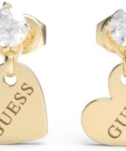 Ohrringe GUESS JEWELLERY HEART TO HEART (JUBE01083JWRGT / JUBE01083JWRHT / JUBE01083JWYGT)