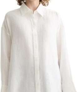Scotch & Soda Damen Linen Shirt Shirt