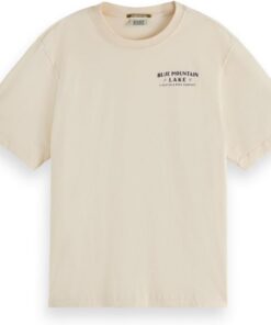 Scotch & Soda Damen T-Shirt Washed Artwork Loose T-Shirt