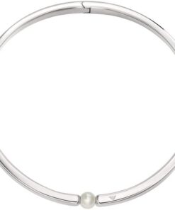 Emporio Armani Damen Silber-Ton Edelstahl Halskette, EGS3255040