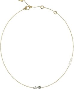 GUESS WonderLights Damen-Halskette, goldfarben, Einheitsgröße, Edelstahl, ohne Edelstein, Unitalla, Edelstahl, Ohne Edelstein