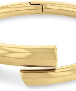Calvin Klein Rigidem Armband für Damen CK SPIRAL Kollektion aus Edelstahl - Erhältlich in Silber oder Gold