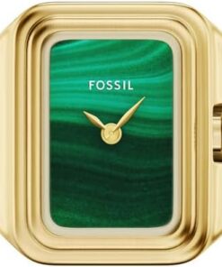 Fossil Raquel Damen 14MM Goldfarbene Edelstahlringuhr, ES5448