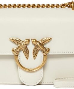 Pinko Love One Mini Dc Kalbsleder Seide Tasche