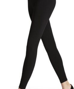FALKE Damen Seamless Leggings feines weiches Material Damenleggings blickdicht nahtlos keine Abdrücke durch störende Nähte eng undurchsichtig bequem einfarbig 1 Stück