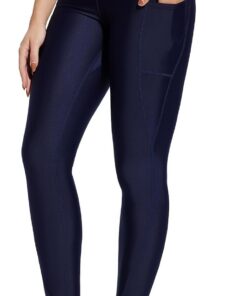 baleaf Damen Schwimmen Leggings mit Reißverschluss Taschen Schwimmen Wetsuit Kajak Rash Guard Hose mit Liner Moderste Bademode UPF 50+