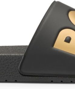 BOSS Herren Aryeh Slid In Italien gefertigte Slides mit großem Logo-Detail Größe