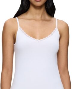 Triumph Damen Feel of Cotton Spaghetti Top Undershirt