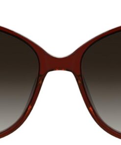 Calvin Klein Women's Sunglasses CK25504S - Transparent Burgundy with Gradient Burgundy Lens