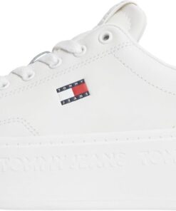 Tommy Jeans Damen Tjw Script Cupsole Flatform En0en02961 Low Top