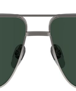 Calvin Klein Herren Ck23126s Sonnenbrille, Mattes helles Gunmetal, Einheitsgröße