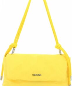 Calvin Klein Schultertasche Roped Shoulder Bag Nylon Magnetic Yellow gelb