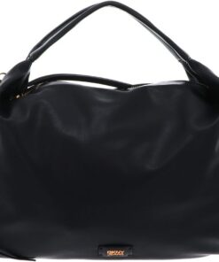DKNY Schultertasche Handtasche Rocco Hobo Bag Blk/Gold schwarz