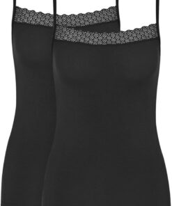 Triumph Damen Feel of Modal Spaghetti Top 2p Undershirt (2er Pack)