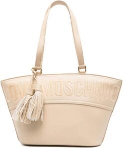 Love Moschino POLJC4285PP0MKJ0104U, Schultertasche für Damen, Beige, beige