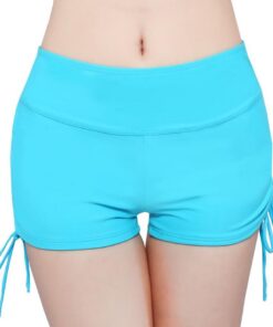 Damen Badeshorts Kurze Badehose Schnell Trocknend Strandshorts Schwimmshorts UV Schutz Schwimmhose