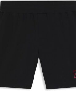 HUGO Herren Laze Shorts CW Shorts aus Stretch-Baumwolle mit eingerahmtem Logo-Print