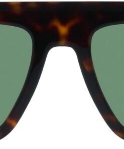 Calvin Klein Men's Sunglasses CK25509S - Dark Havana with Solid Green Lens