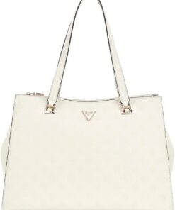 GUESS Cresidia Fashion Travel Tote Bone
