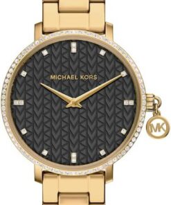 Michael Kors Pyper Damen 32MM Goldfarbene Edelstahl-Uhr, MK7616