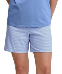 CALIDA Lovely Nights Kurz-Pyjama Damen | Schlafanzug aus 100% Baumwolle, hautfreundlich, weich, pflegeleicht