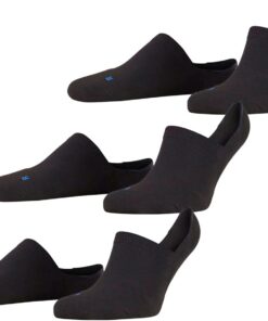 FALKE Unisex Cool Kick Sneaker 3-Pack Sneakersocken atmungsaktives schnelltrocknendes Funktionsmaterial leichte Polsterung Plüschsohle kühlend sportlich einfarbig Multipack 3 Paar