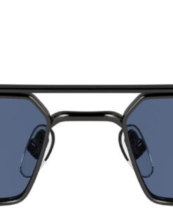 Calvin Klein Unisex Adult Sunglasses CK24111S - Gunmetal with Solid Light Blue Lens