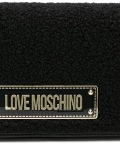 Love Moschino SOFT PL+PU SCHWARZ TASCHE, Schwarz, Einheitsgröße