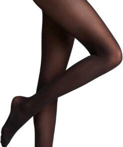 FALKE Damen Matt Deluxe 30 DEN Strumpfhose feines weiches Material transparent matt reißfest druckfreier breiter Komfortbund Feinstrumpfhose leicht verstärkte Fußspitze und feine Naht 1 Stück