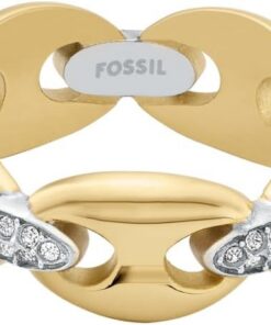 Fossil Heritage Damen Mehrfarbige Edelstahlring, JF049319986