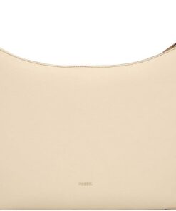 Fossil Damentasche Cecilia, kleine weisse Crossbody tasche aus Leder, L: 25,4 cm, B: 4,4 cm, H: 17,1 cm, ZB1889105