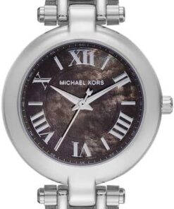Michael Kors Laney Watch für Damen, Quarz-Dreizeigerwerk mit Edelstahlarmband