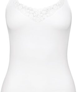 CALIDA Feminin Sense Spaghetti-Top Damen | 100% Baumwolle, Feinripp, verstellbare Träger, naht- und saumfrei