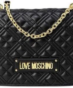 Love Moschino Damen JC4000PP1I Umhängetasche, Schwarz