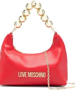Love Moschino handtasche mit schultergurt, rot