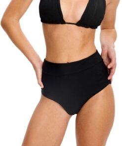 Modibodi Perioden-Swim Bikini High Waist Leicht 20 ml Schwarz | Auslaufsichere Bademode,Für aktives Schwimmen entwickelt