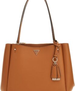 GUESS Talent Multi Comp Tote Caramel