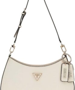 GUESS Noelle II Top Zip Shoulder Bag Bone